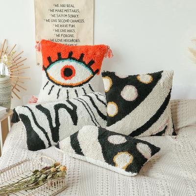 China Home Decorative Cover Sofa Tufting Pillow Case Hotel Cushion 45x45cm for sale