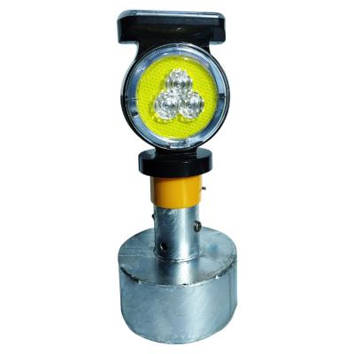 China Solar Guardrail Lights LED Warning Light For Road Diameter: 110mm Heigth: 230mm (with handle) for sale