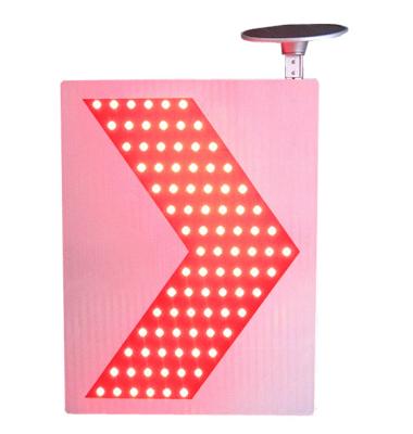 Chine CE Standard ASTMD 4280 Solar Led Aluminum Reflective Rectangle Solar Quality Traffic Road Warning Guaranteed Safety Sign 600*750mm (Customized) à vendre