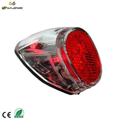 China Warning Equipments Solar Bicycle Blinking Light With LED And Reflector Hot Sale In Europe Market for sale