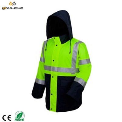 China Comfortable waterproof reflective suit for police, traffic safety suit, safety suit for USA worker zu verkaufen