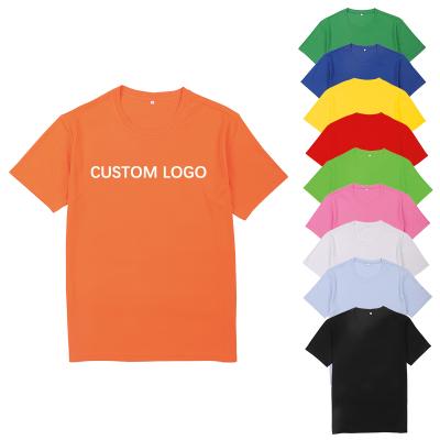 China QUICK DRY Custom Sport T-shirt Plain Blank New Print Breathable 100% Polyester T-shirt For Men for sale