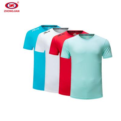 China New Product Custom Soft Comfortable O-Neck T-shirts Men Anti-Shrink Plain Slim Fit Sports Top for sale