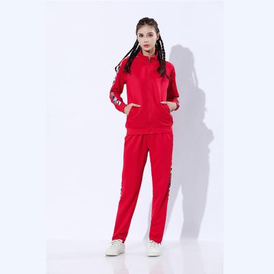 China Breathable Custom Logo 2 Piece Sets Women Sportswear Jogging Tracksuits Winter Tracksuits Wholesale Woman for sale