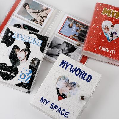 China Modern Holder Instax Mini Film Album Collect Book Kpop Photocard Album Holder Cavity Love Photocard Holder for sale