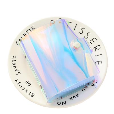 China Fashion PVC Holographic Card Holder with Advertising Cardboard Poster Creative Transparent Cute Holders in Card Wallet Public Transportation for sale