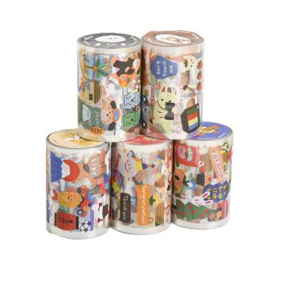 China Cute Diary Stickers PVC Washi Tape Cartoon Bear Washi Tape Anti-Static Custom Printed Custom Manufacter Manufacter for sale