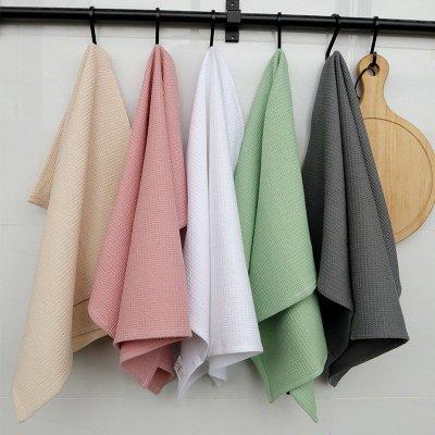 China 100% Hypoallergenic Tea Towel Cotton Kitchen Tea Towel Set Waffle Tea Towel For Kitchen for sale