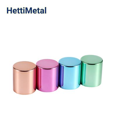 China Perfume HETTIMETAL M3 Zinc Die Casting Maker With Pink Plating And Painting For Perfume Top Cover for sale