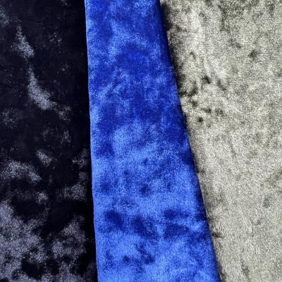 China Anti-Static 95%Polyester 5%Spandex Top Quality Knitted Ice Flowered Velvet Dyed Velvet Fabric for sale