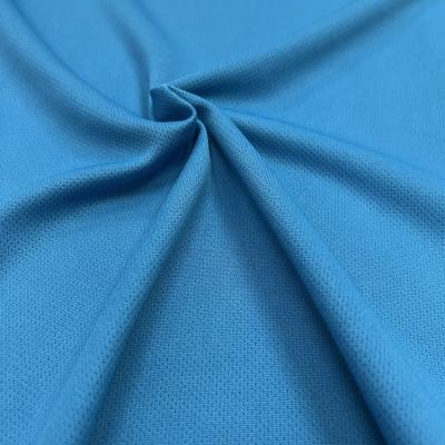 China Beautiful anti-static solids dyed polyester lightweight knitting material mesh fabric for activewear for sale