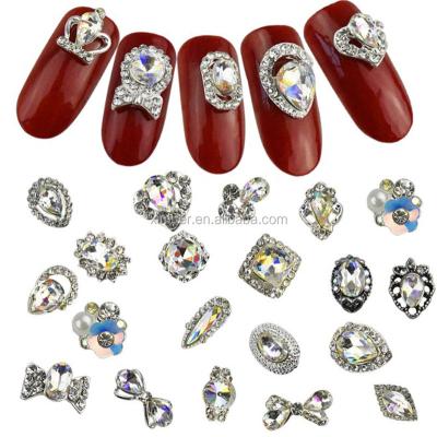 China Nail Art The Latest Zircon Nail Designs Luxury Manicure Products High Quality 3d Nail Art for sale