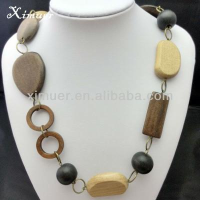 China Popular handmade wooden necklace from bon bon bois necklace for sale