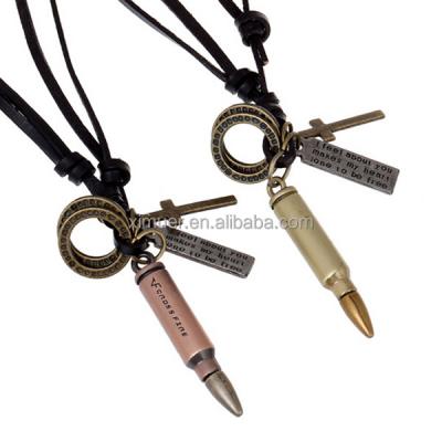 China Couple Necklace Rope Couples Popular Genuine Leather Necklace for sale