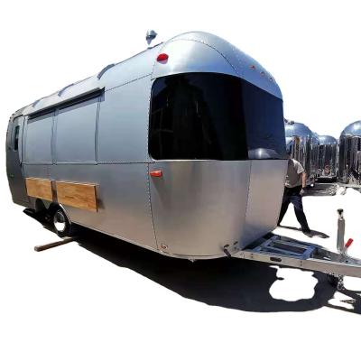 China JIEDI vegetable processing factory street food truck bar trailer coffee caravan mobile airstream food truck for sale