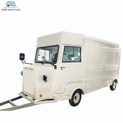 China Outdoor mobile ice cream cart vegetable processing factory JIEDI hot dog food truck street fast food trailer vending cart for sale for sale