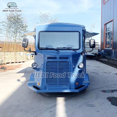 China Processing Factory JIEDI Electric Tricycle Three Wheels Vegetables Selling Movable Snack Cart Breakfast Snack Truck Trailer 3 Wheels for sale