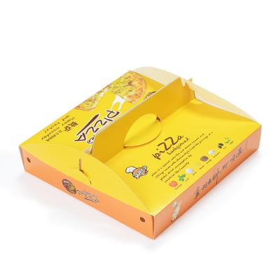 China Food Grade Recyclable Food Box Disposable Pizza Box Packaging To Go Delivery for sale