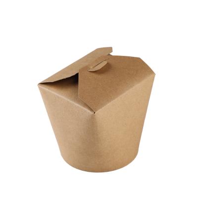 China Materials Hot Selling Recycled Chinese Food Round Paper Box To Go, Biodegradable Noodle Box Food Containers for sale