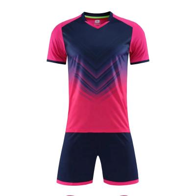 China soccer jersey made of high quality Quick-drying simple men's wholesale sports training customs officers Kit Soccer Jersey for sale