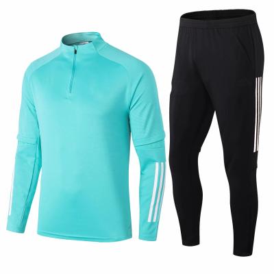 China Quick-Drying Half Zipper Warm Up Training Sports Suits Wholesale Football Tracksuits for sale