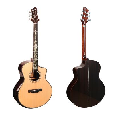 China China Guitar For Sale New Model Sitka Fir Solidwood 40 Inch Acoustic Guitar Mirror Design For Fingerboard Shine On Stage for sale