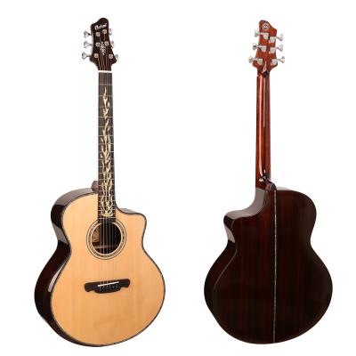 China China Guitar For Sale New Model Sitka Fir Solidwood 41 Inch Acoustic Guitar Mirror Design For Fingerboard Shine On Stage for sale