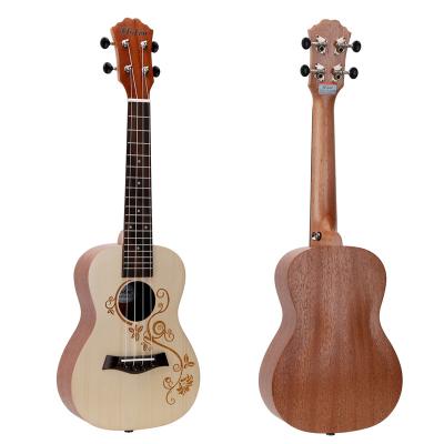 China 26 Inch Mini Sapele Tenor Wood Ukulele With Sapele Matte Finish With High Quality And Cheap Price for sale