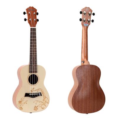 China Cheap price flawless 23 inch ukulele with high quality kit for beginner for sale