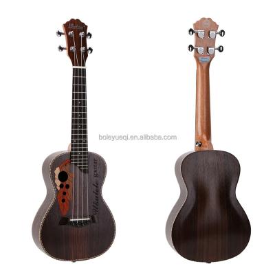 China Rosewood 23 Inch Concert Mini Ukuran Senar Ukulele Guitar with Rosewood Matte Finish Wood for sale