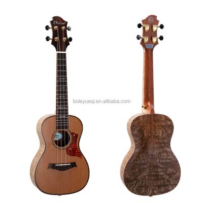 China China Solid Red Pine Guitar 23 Inch Concert Ukulele With Solid Red Pine Matte Finish for sale