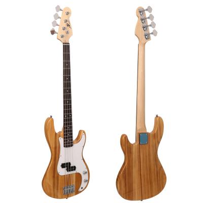 China Wholesale String Electric Musical Instrument Paulownia Bass Guitar 4 Bass Guitar For Beginner for sale