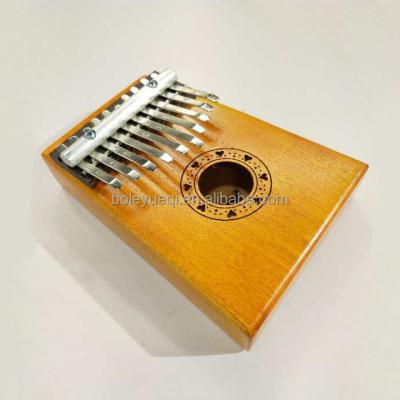 China Durable 10 Keys All Finger Piano Kalimba Solid Mahogany Piano Thumb For 17keys kalimba wholesale for sale