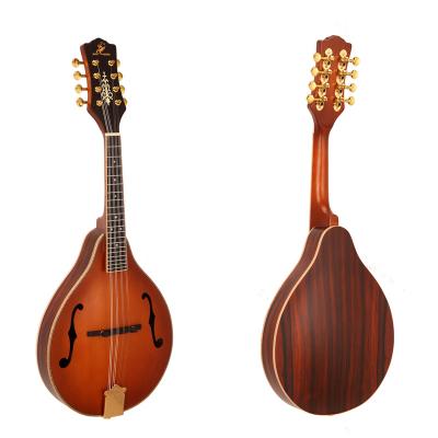 China Impeccable Handmade Chinese Mandolin 8 Strings Solidwood Mandolin Electric Mandolin for sale