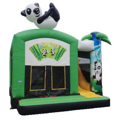 China Commercial Inflatable Castle Inflatable Bouncy Party Rental Company Panda Bounce House With Slide for sale