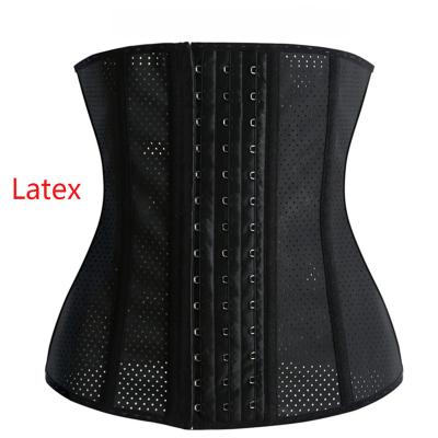 China Best Fitness Waist Corset Antibacterial Clip Mesh Breathable Corset , Waistband Rubber Waist Corset for sale