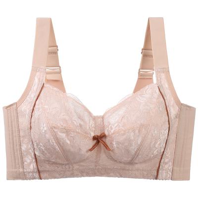 China Seamless High Quality Large Chest Bra Girls Women Plus Size Bra With Lace for sale