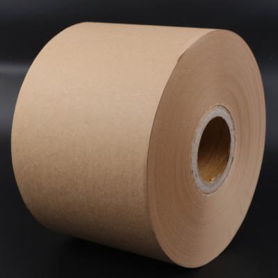 China Moisture Proof Virgin Fiber Brown Bamboo Kraft Paper For Packing And Git Shopping Bags Unbleached Kraft Paper Reel for sale