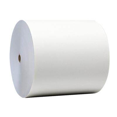 China Biodegradable Gift Wrapping Craft Paper Virgin Bamboo Pulp Bleached White Kraft Paper Roll for sale