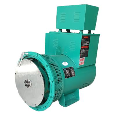 China 12.8kw Stamford Brushless Synchronous Alternator Single And Double Bearing Type Cold Rolled Stc-3 100% Steel Copper for sale