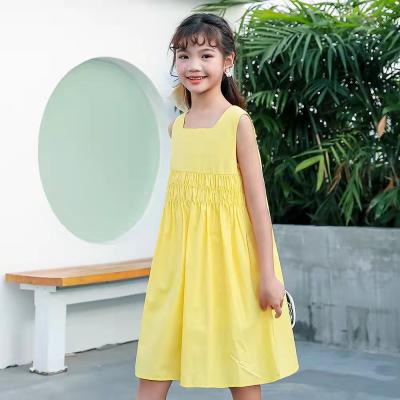 China Anti-wrinkle Children's Summer Cotton Girls Skirts Children Summer Dresses Little Girls Children's Dresses for sale