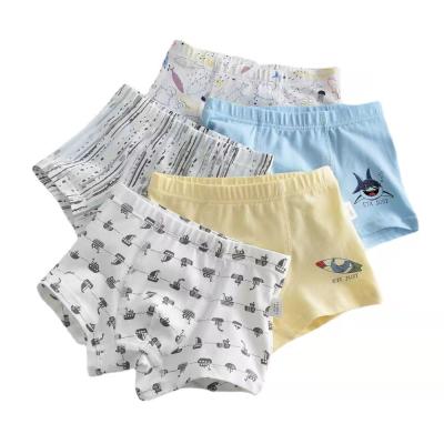 China Factory Wholesale Little Boy Children's Cotton Breathable Underwear Set Wholesale Children's Underwear for sale