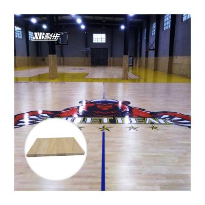 China Indoor Sports Court Flooring Hot Sale Improve Resilience Flooring 95 Gloss To Varnish Plank Top Hard Maple Sports Flooring for sale