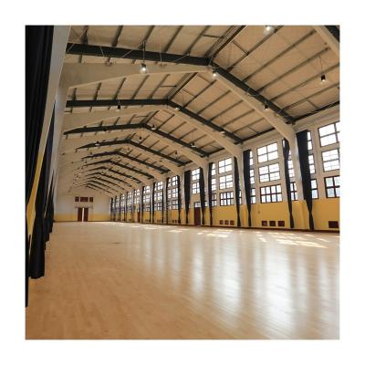 China Professional Manufacturer CE Gym Sports Wooden Indoor Sports Court Flooring Boards Dance Room Top Floor Assembly for sale