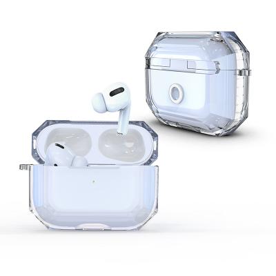 China Earphone Case for Airpords Pro Transparent TPU Case for Apple Airpods Pro Protective Cover for Earbuds en venta