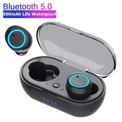 China 2022 TWS Wireless 5.0 Earphone Touch Control 9D Stereo Headset with Mic Sport Earphones Waterproof Earbuds LED Display Te koop