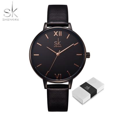 China Classic Water Resistant SHENGKE SK Watch For Ladies Woman Quartz Watches Combine Classic Wristwatch Alloy Watch With Box for sale