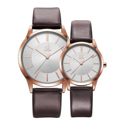 China Water Resistant SHENGKE SK Couple Watch For Man And Woman Lovers Custom Logo Watch Factory Wholesale Watches K8037G/L for sale