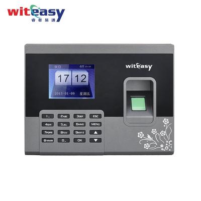 China Witeasy Biometric Fingerprint Time Attendance System Software With 1000 Battery Backup for sale