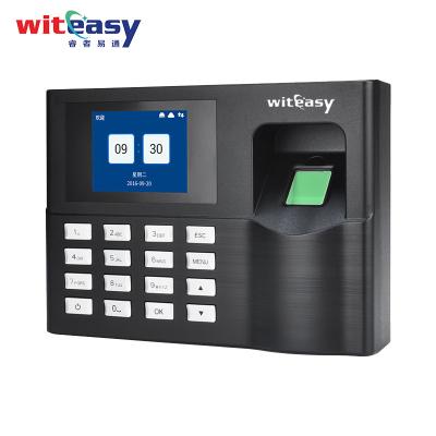 China U disk WIFI desktop A12 IP and tcp and ID card reader fingerprint scanner time attendance time recorder machine for sale